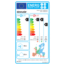 Настенная инверторная сплит-система (кондиционер) Sinclair SPECTRUM PLUS ASH-13BIS2/W (White)