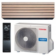 Инверторная настенная сплит-система (кондиционер) Toshiba Daiseikai 10 Wood RAS-B10S4KVDG-E/RAS-10S4AVPG-E