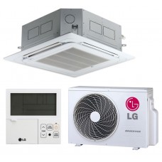 Кассетная инверторная сплит-система (кондиционер) LG Ultra Inverter R32 CT09R/UU09WR/PT-QCHW0