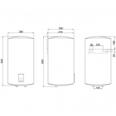 Водонагреватель (бойлер) электрический накопительный Thermo Alliance D50V16J1(D)K