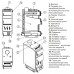 Котел твердотопливный длительного горения MARTEN Praktik-30