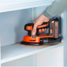 Шліфмашина вібраційна акумуляторна BLACK+DECKER BDCDS18N