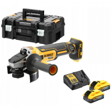 Болгарка акумуляторна (кутова шліфмашина) DeWALT DCG405H2T