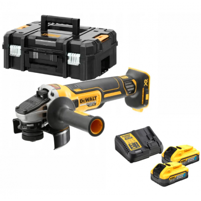 Болгарка аккумуляторная (угловая шлифмашина) DeWALT DCG405H2T