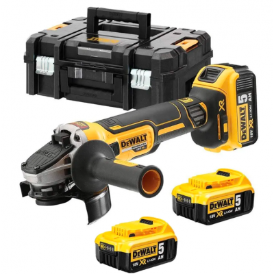 Болгарка акумуляторна (кутова шліфмашина) DeWALT DCG405P3