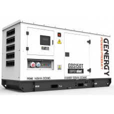 Генератор дизельный GENERGY GDS150T SUPER Silent 158KVA 123KW 400/230V