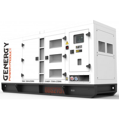 Генератор дизельный GENERGY GDS275T SUPER Silent 275KVA 220KW 400/230V