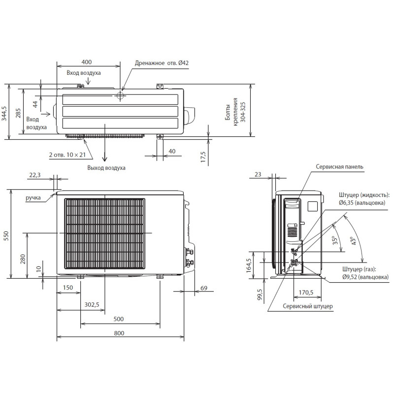 Підлоговий кондиціонер Mitsubishi Electric MFZ-KJ25VE2/MUFZ-KJ25VE
