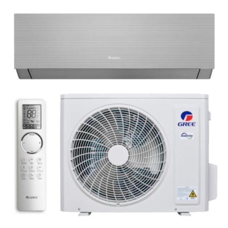 Інверторна настінна спліт-система (кондиціонер) Gree Clivia Silver GWH24AUDXF-K6DNA1A
