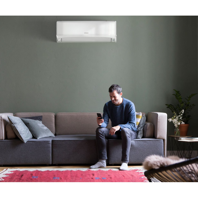 Инверторный кондиционер Hitachi AirHome 600 RAK-VJ25PHAE/RAC-VJ25PHAE 