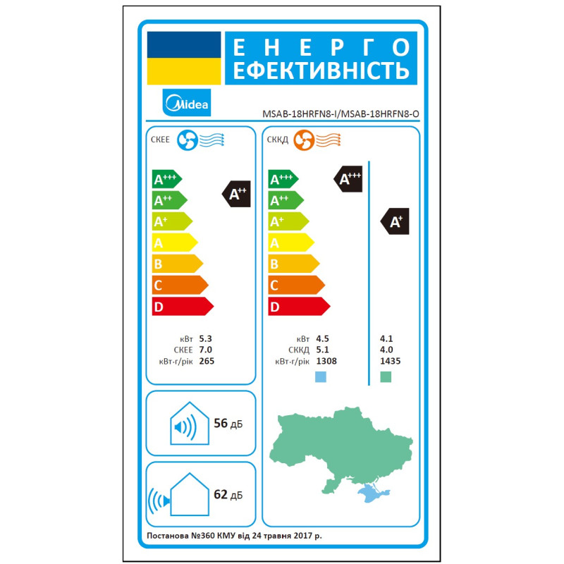 Инверторный кондиционер Midea AURORA MSAB-18HRFN8