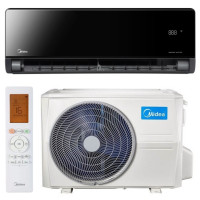Инверторная настенная сплит-система (кондиционер) MIDEA Penrose Air MSXT-12HRFN8-BLACK-I/MSXT-12HRFN8-BLACK-O