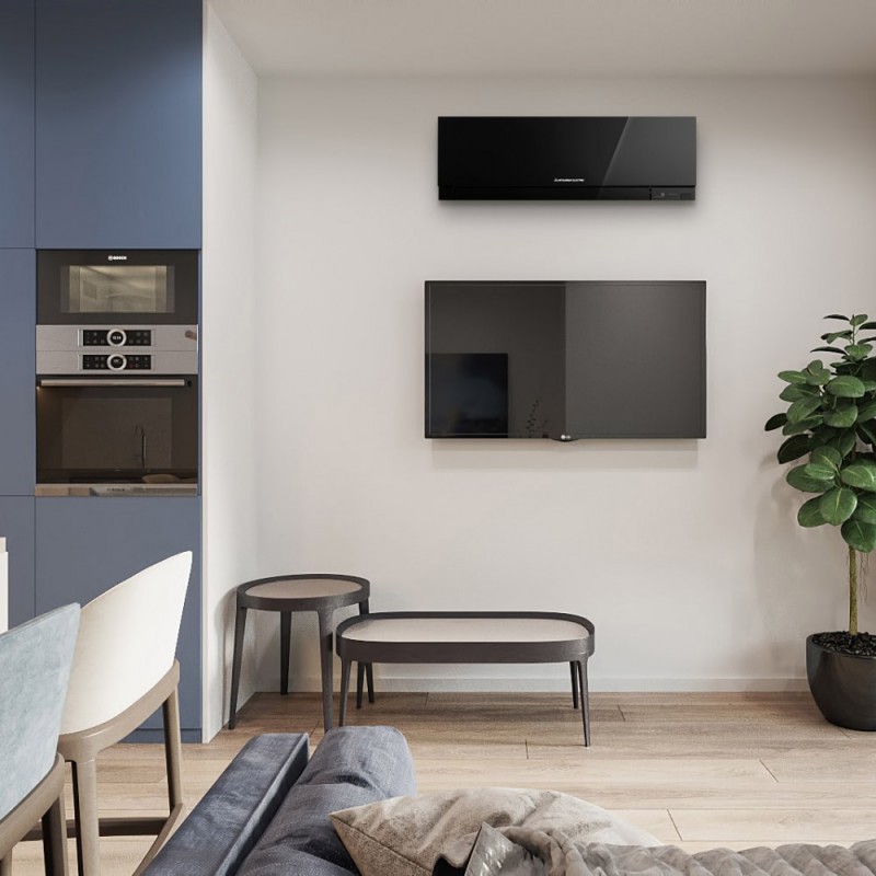 Кондиціонер Mitsubishi Electric Design MSZ-EF25VGKB/MUZ-EF25VG (чорний)