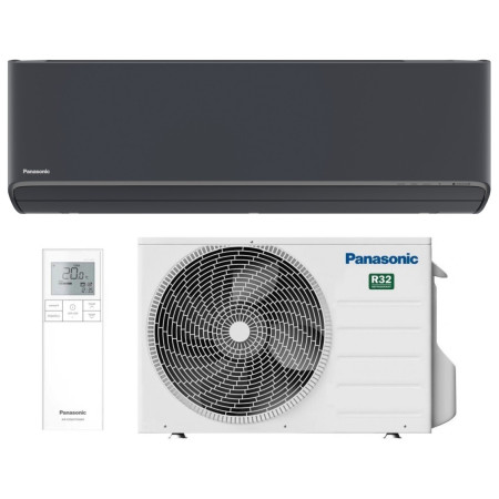 Інверторна настінна спліт-система (кондиціонер) Panasonic Etherea Graphite Grey CS-XZ20ZKEW-H/CU-Z20ZKE