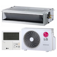 Канальна середньонапірна інверторна спліт-система (кондиціонер) LG Ultra Inverter R32 CM18R/UU18WR