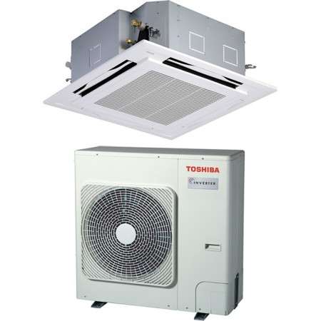 Касетна інверторна спліт-система (кондиціонер) Toshiba RAV-RM1401UTP-E / RAV-GM1401ATP-E / RBC-U31PGP(W)-E