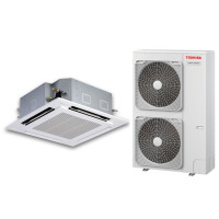 Касетна інверторна спліт-система (кондиціонер) Toshiba RAV-RM1601UTP-E / RAV-GM1601AT8P-E / RBC-U31PGP(W)-E