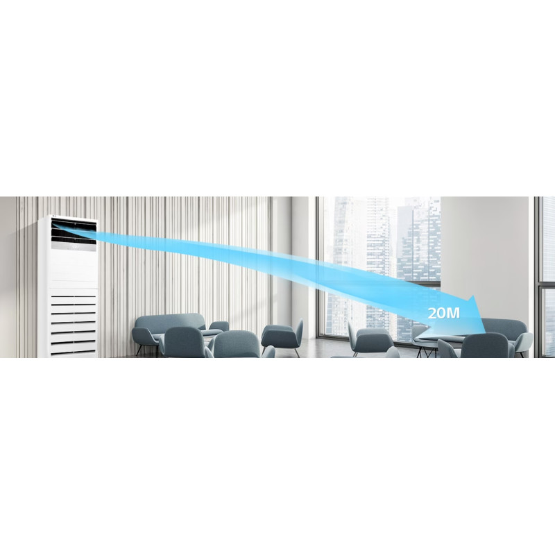Колонная инверторная сплит-система (кондиционер) LG SMART INVERTER UP48WC / UU48WC1