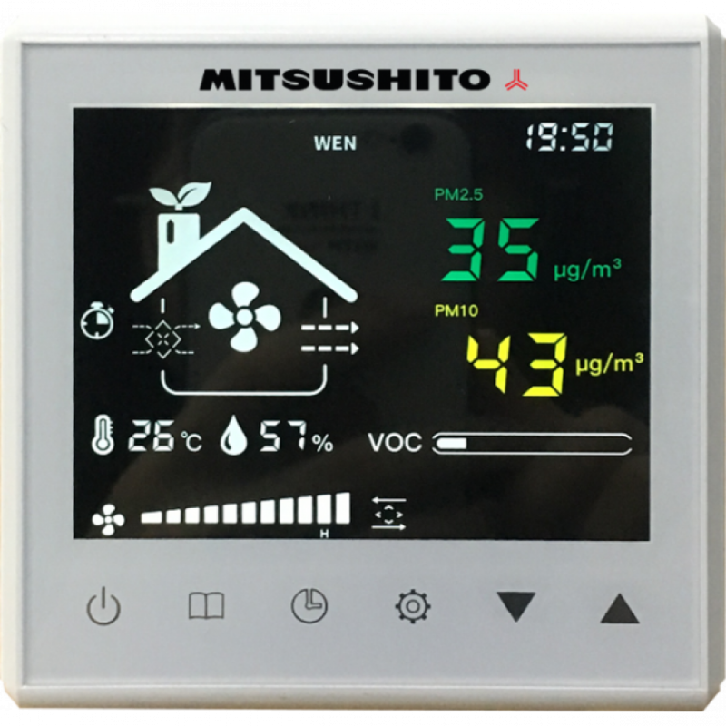 Приточно-вытяжная установка Mitsushito MERV-100AC/3.0 (1000 м³/час)