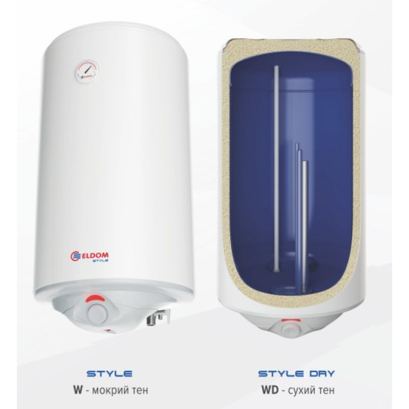 Водонагрівач (бойлер) ELDOM Style DRY 100 72270WD