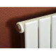 Дизайнерский вертикальный радиатор отопления Betatherm Blende 394x1400x45 RAL 9016M White