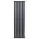 Дизайнерский вертикальный радиатор отопления Betatherm Blende 394x1400x45 RAL 7024M Grafite Gray