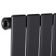 Дизайнерский вертикальный радиатор отопления Betatherm Blende 394x1400x45 RAL 7024M Grafite Gray