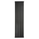Дизайнерский вертикальный радиатор отопления Betatherm Blende 394x1600x55 RAL 9005M Black 