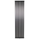 Дизайнерский вертикальный радиатор отопления Betatherm Carrara 445x1800x49 RAL 9005M Black (BCV 1180/11 9005M 99)
