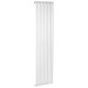 Дизайнерский вертикальный радиатор отопления Betatherm Carrara 445x1800x49 RAL 9016M White (BCV 1180/11 9016M 99)