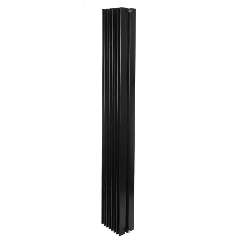 Дизайнерский вертикальный радиатор отопления Betatherm Metrum 255x1800x146 RAL 9005M Black