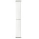 Дизайнерский вертикальный радиатор отопления Betatherm Metrum 255x1800x146 RAL 9016M White