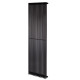 Дизайнерский вертикальный радиатор отопления Betatherm Metrum 465x1800x92 RAL 9005M Black