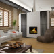 Дизайнерский вертикальный радиатор отопления Betatherm Metrum 465x1800x92 RAL 9005M Black