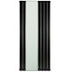 Дизайнерский вертикальный радиатор отопления с зеркалом Betatherm Mirror 750x1800x49 RAL 9005M Black