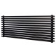 Дизайнерский горизонтальный радиатор отопления Betatherm Praktikum 1200x425x79 RAL 9005M Black
