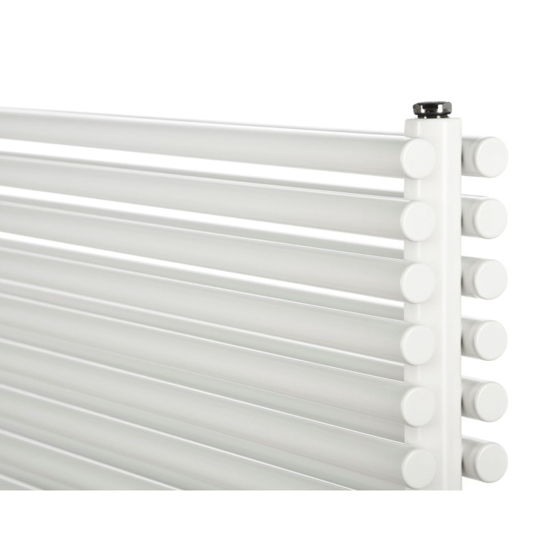 Дизайнерский горизонтальный радиатор отопления Betatherm Praktikum 1200x425x79 RAL 9016M White