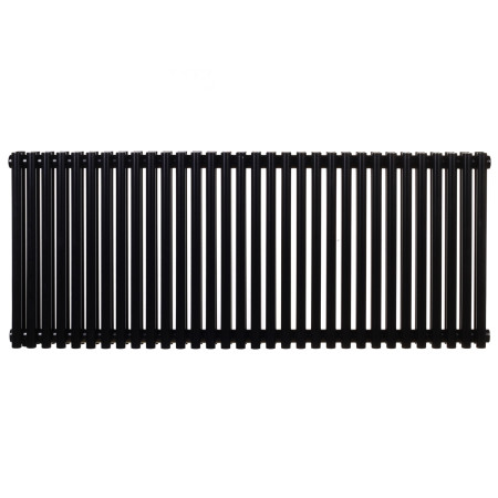 Дизайнерский горизонтальный радиатор отопления Betatherm Praktikum 1223x500x79 RAL 9005M Black (PV 2050/32 9005M 88)