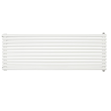 Дизайнерский горизонтальный радиатор отопления Betatherm Praktikum 1400x425x79 RAL 9016M White (PH 2140/11 9016M 34)