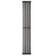 Дизайнерский вертикальный радиатор Betatherm Praktikum 275x1800x79 RAL 9005M Black
