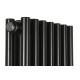 Дизайнерский вертикальный радиатор Betatherm Praktikum 275x1800x79 RAL 9005M Black