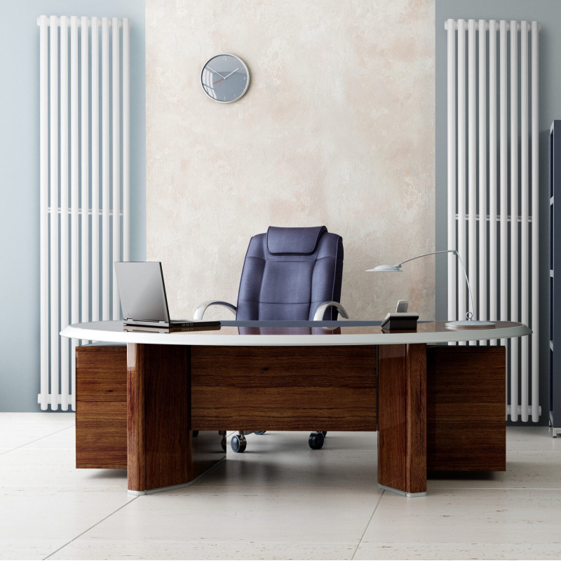 Дизайнерский вертикальный радиатор Betatherm Praktikum 349x1600x79 RAL 9016M White