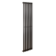 Дизайнерский вертикальный радиатор Betatherm Praktikum 387x1800x57 RAL 9005M Black