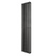 Дизайнерский вертикальный радиатор Betatherm Praktikum 425x1800x79 RAL 9005M Black