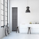 Дизайнерский вертикальный радиатор Betatherm Praktikum 425x1800x79 RAL 9005M Black