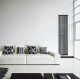 Дизайнерский вертикальный радиатор Betatherm Praktikum 425x1800x79 RAL 9005M Black