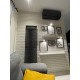 Дизайнерский вертикальный радиатор Betatherm Praktikum 463x1800x57 RAL 9016M Black