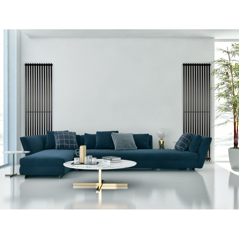 Дизайнерский вертикальный радиатор Betatherm Praktikum 463x1800x57 RAL 9016M Black