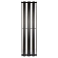 Дизайнерський вертикальний радіатор опалення Betatherm Praktikum 463x1800x57 RAL 9016M Black (PV 1180/12 9005M 99)