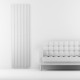 Дизайнерский вертикальный радиатор Betatherm Praktikum 463x1800x57 RAL 9016M White